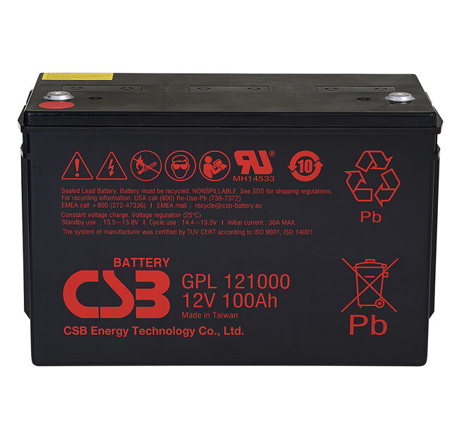 UPS akumulators 12V 100Ah GPL121000 (Lietots)